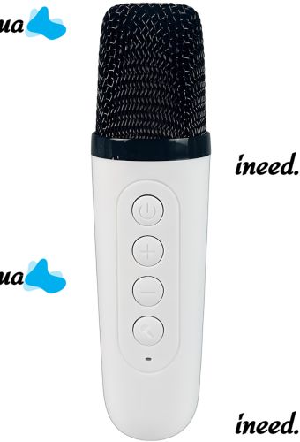 Портативный ночник с караоке Lightshow YS-110 настольная беспроводная лампа с Bluetooth колонкой, двумя микрофонами и светодиодной RGB подсветкой