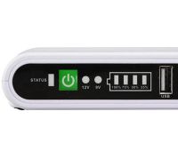 Источник бесперебойного питания ИБП UPS SKE POE-532E для WI-Fi роутера 5V 9V 12V Power Bank 8800 mAh бесперебойник 17W для POE 15V 24V модема Белый