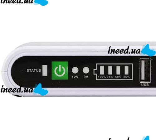 Источник бесперебойного питания ИБП UPS SKE POE-532E для WI-Fi роутера 5V 9V 12V Power Bank 8800 mAh бесперебойник 17W для POE 15V 24V модема Белый