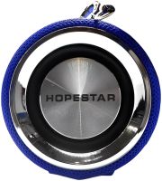 Беспроводная Bluetooth колонка Hopestar H39 10W портативная аккумуляторная блютуз акустика со светодиодной LED подсветкой FM-радио USB microSD AUX