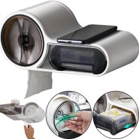 Настенный держатель для туалетной бумаги Wall-Hanging Waterproof Tissuef Box SHH-1, органайзер для хранения салфеток с полкой на стену MAG-736