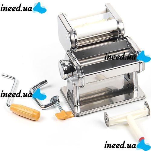 Настольная равиольница Ravioli Maker Rainberg RB-911 Ручная лапшерезка машинка с насадками для приготовления равиоли, лапши, пасты и для раскатки теста 20x21 см