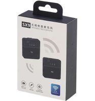 Беспроводной двойной петличный микрофон Senxin SX9 для камеры и телефона, Беспроводная радиосистема петличка с передатчиком и приемником Type-C