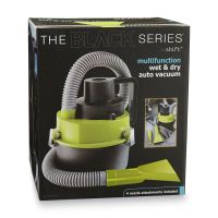 Автомобільний пилосос The Black Multifunction Auto Vacuum 100 W для сухого та вологого прибирання в салоні від прикурювача 12V 3 насадки для авто