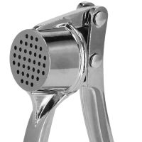 Ручной механический пресс чеснокодавка Garlic Press Springos KI0046 для измельчения чеснока из нержавеющей стали Измельчитель давилка чеснока орехов