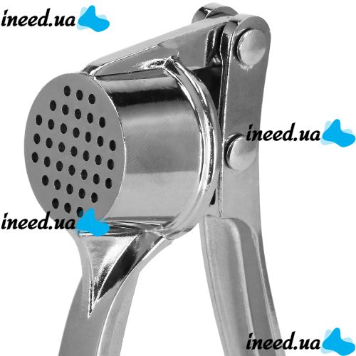 Ручной механический пресс чеснокодавка Garlic Press Springos KI0046 для измельчения чеснока из нержавеющей стали Измельчитель давилка чеснока орехов