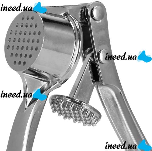 Ручной механический пресс чеснокодавка Garlic Press Springos KI0046 для измельчения чеснока из нержавеющей стали Измельчитель давилка чеснока орехов