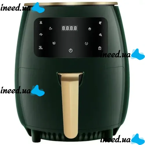 Безмаслянная Аэрофритюрница мультипечь Air Fryer Su Tai ST-505 6л для приготовления еды 2400W Фритюрница без масла с функцией аэрогриля S18