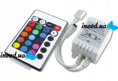 Set of LED LED strip 5050 RGB RGB All Colors 12V Color 5m remote control unit, multicolor in silicone SMD505050 multicolor LED strip