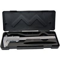 Механический штангенциркуль с глубиномером Vernier Caliper KC-A150 0-150mm в кейсе, Штангенциркуль 15 см для внешних и внутренних измерений из стали