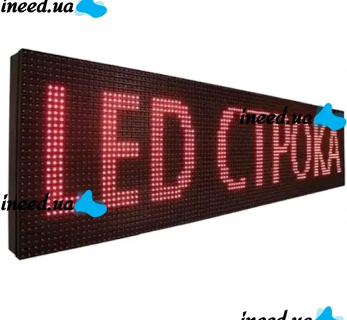 LED Indoor Running Board Led Story 100x20 WIFI/USB with Red Backlight for Advertising Outdoor Trade Sign with Running Board