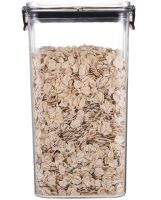 A set of containers for bulk Food Storage Container Set of 7 containers, transparent organizers, jars for food storage, cereals with lids