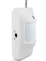 Беспроводной настенный ИК датчик движения для GSM сигнализации PIR Detector HW 01 с углом обзора 110 градусов HW-01 игнорирующий животных Белый