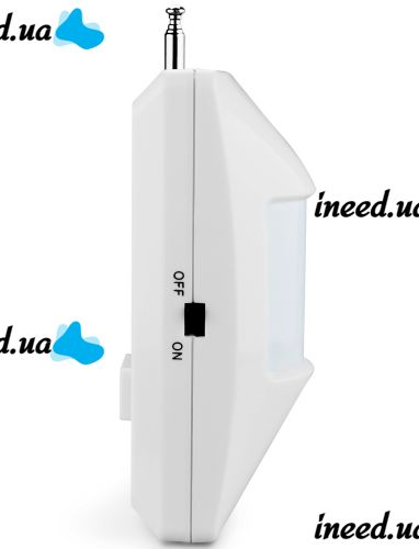 Беспроводной настенный ИК датчик движения для GSM сигнализации PIR Detector HW 01 с углом обзора 110 градусов HW-01 игнорирующий животных Белый