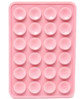 Держатель липпер для телефона на присосках Sticker Side Silicone 8х5.5 см двусторонний силиконовый чехол, 24 присоски для смартфона Octobuddy