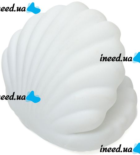 Table night light Shell Perl Light children's LED LED lamp in the form of a shell with a pearl, night lamp with batteries 10x9x9.5 cm