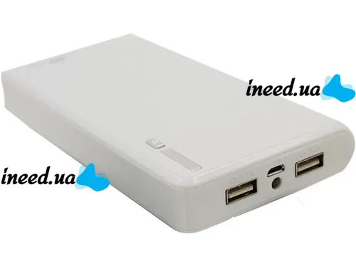 Универсальное зарядное POWER BANK 20000-1 mAh 2 usb порта портативное зарядное устройство