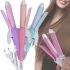 Mini Curling Iron for hair Gemei GM-2801 2in1 Travel Mini Straightener for styling, curling and curling curls in a plastic case 15W GM2801