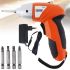 Wireless Electric Screwdriver Tools Tuoye Cordless Screw, Rechargeable Mini Screwdriver with 4 Bits and Adapter, Electric Screwdriver 4 Bits Included