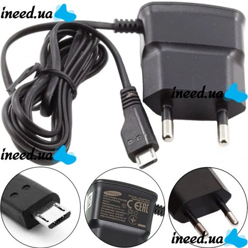 Сетевое зарядное устройство Samsung Galaxy ETAOU10EBE 220V 5V 0.7A, блок питания, адаптер MicroUsb