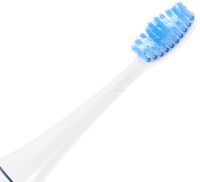 Electric Toothbrush VGR V-801 ultrasonic, pulsating USB Electric Brush with 2 nozzles for brushing teeth on a battery 3 modes White