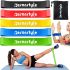 A set of fitness elastic bands for Esonstyle fitness from 5 ribbons in a convenient bag of 5 pieces, fitness elastic bands