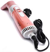 Мультистайлер для укладки Gemei GM-4831 7 в 1 фен щетка с насадками 2200W плойка щипцы Gemmy для сушки, завивки, выпрямления и объема волос Розовая
