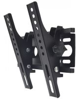 Настенное крепление для телевизора, монитора 15-42 дюймов, до 40 кг Tilting Wall Mount HT-001 с наклоном Черный, Настенный кронштейн 15"-42"