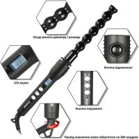 Конусная плойка Kemei KM-4083 4 в 1 для завивки волос, спиральный стайлер со сменными насадками мультистайлер с керамическим покрытием плойка-стайлер