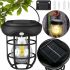 Hanging Camping Lantern Solar Sensor Light CL-T88 3 Modes Outdoor LED Lamp with Motion Sensor and Solar-powered Handle