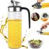 Дозатор для рослинної олії An Rui Oil Bottle YH-033 550 мл скляна пляшка для оцту, кухонний диспенсер для зберігання рідких продуктів