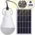 LED Camping Light Bulb Lamp Solar CcLamp CL-028 Max with Solar Panel, Wireless Rechargeable Lamp CL-6028 for Camping