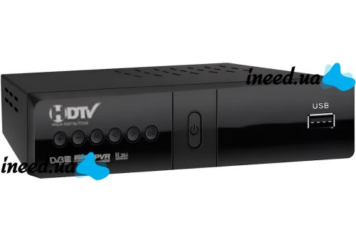 Цифровой эфирный тюнер Openbox Gold 11077 DVB-T2 приставка для телевизора с дисплеем, ТВ ресивер EL-009 c разъёмом под WiFi и пультом IPTV, HDMI H.264
