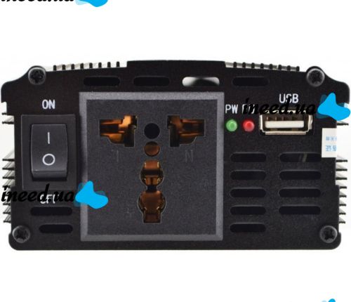 UKC 12V-220V 1500W Car Inverter, 12V 1500W Car Voltage Converter from Battery and Cigarette Lighter with Overload Protection
