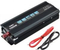 UKC 12V-220V 1500W Car Inverter, 12V 1500W Car Voltage Converter from Battery and Cigarette Lighter with Overload Protection