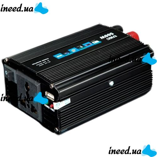 Автомобильный инвертор UKC AC/DC 12V-220V 500W, авто преобразователь тока 12В 220В 500Вт (12V 220V)