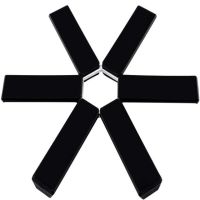 Кухонная подставка под горячее Folding Pot Mat антипригарная термостойкая складная подставка, нескользящий коврик для посуды на кухню 19*19 см