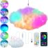 Світлодіодна 3D LED лампа Хмара Cloud Light OBL-211 підвісний нічник з RGB підсвічуванням, розумний світильник з управлінням від телефону і пульта 5W