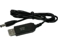 Berger Boost USB Cable from 5V to 9V for powering a Wi-Fi router from a Power Bank with a converter, Adapter for Wi-Fi 5.5x2.1 powerbank 5V 9V