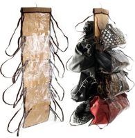 Organizer for storing bags on a hanger Range Sacs a Main, hanging hanger for 16 bags, hanger organizer for accessories for 8 sections, pockets