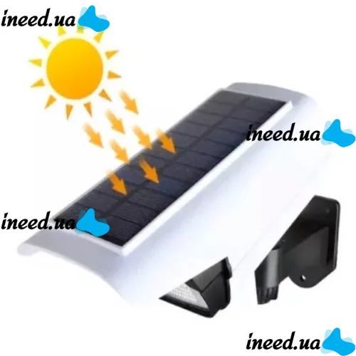 Уличный светодиодный фонарь муляж в виде камеры Solar Light JLP-2177 с датчиком движения на солнечной батарее Мини камера обманка лампа с пультом ДУ