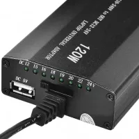 Универсальное автомобильное зарядное устройство laptop UKC 901 120W 12-24V для ноутбука с переходниками адаптер зарядка от сети 220V и прикуривателя