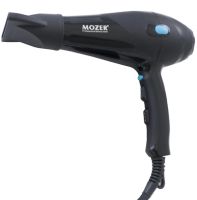 Профессиональный фен Mozer MZ-3100 6000W для сушки и укладки волос с 2 насадками, Электрический фен с холодным обдувом 2 скорости 3 режима Черный