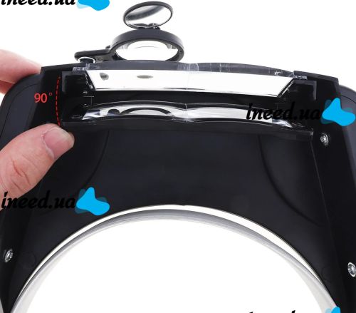 Бінокулярні налобні окуляри з підсвічуванням Led Magnifier EL-81007 11x налобна збільшувальна лупа на голову для ювелірів, пайки і читання MG81007-C