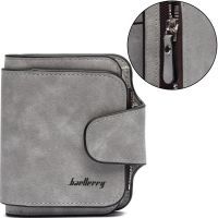 Женский замшевый кошелек Baellerry Forever Mini N 2346 Grey женское мини портмоне на 10 отделений для купюр и мелочи 10.5Х11.5 см Серое