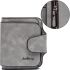 Женский замшевый кошелек Baellerry Forever Mini N 2346 Grey женское мини портмоне на 10 отделений для купюр и мелочи 10.5Х11.5 см Серое
