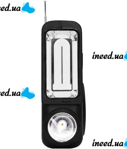 Переносная солнечная станция CcLamp CL-830 аккумуляторный LED фонарь повербанк с лампочкой и FM радио на солнечной батареи USB Bluetooth Power Bank