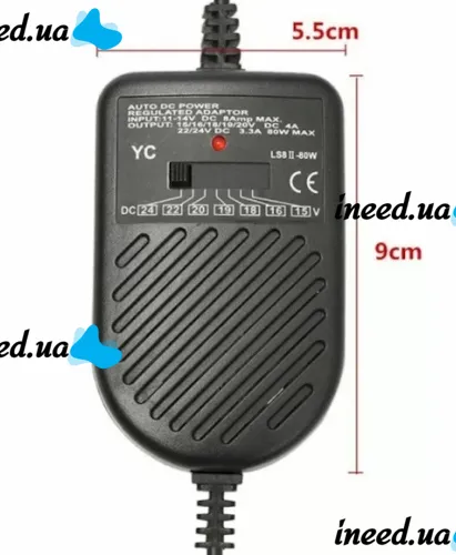 Автомобильное зарядное устройство для ноутбуков Note book car charge EL-80W, Универсальная зарядка адаптер для ноутбука в авто 80Вт от прикуривателя