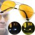 Driver's Night Vision Goggles for Driving at Night Night View NV Glasses, Yellow Polarizing Anti-glare Aviators Anti-headlights with Eye Protection
