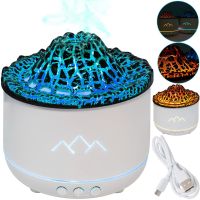 Volcano Volcanic Aromatherapy Machine YT-19 360 ml tabletop ultrasonic aroma diffuser, night light with LED light from USB White